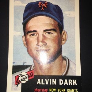 1953 Topps #109 Alvin Dark Baseball Card